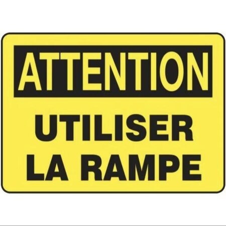 Accuform OSHA CAUTION SAFETY SIGN USE FRMSTF630VS FRMSTF630VS